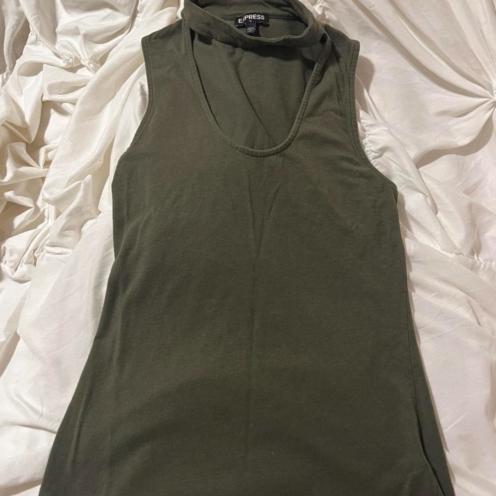 EXPRESS UG Dark Green Tank Top Size XS